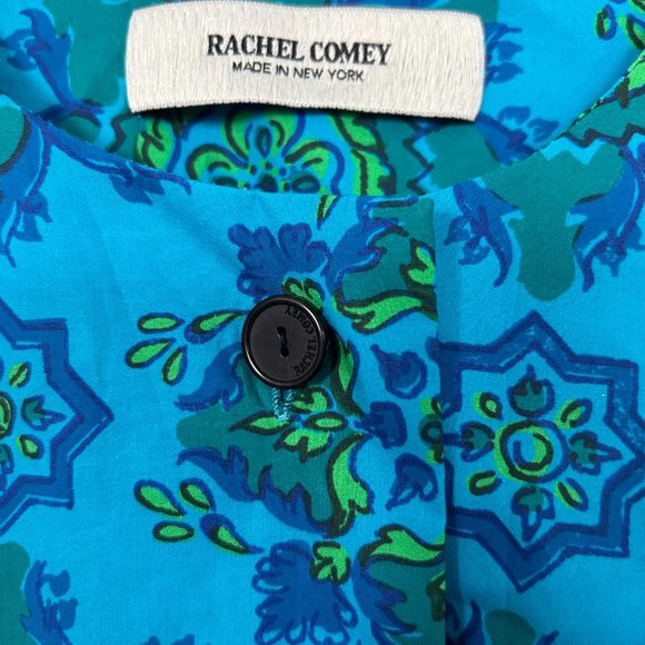 Rachel Comey Shirt Brand New Never worn Blue with pattern womens size 0 - Picture 3 of 5